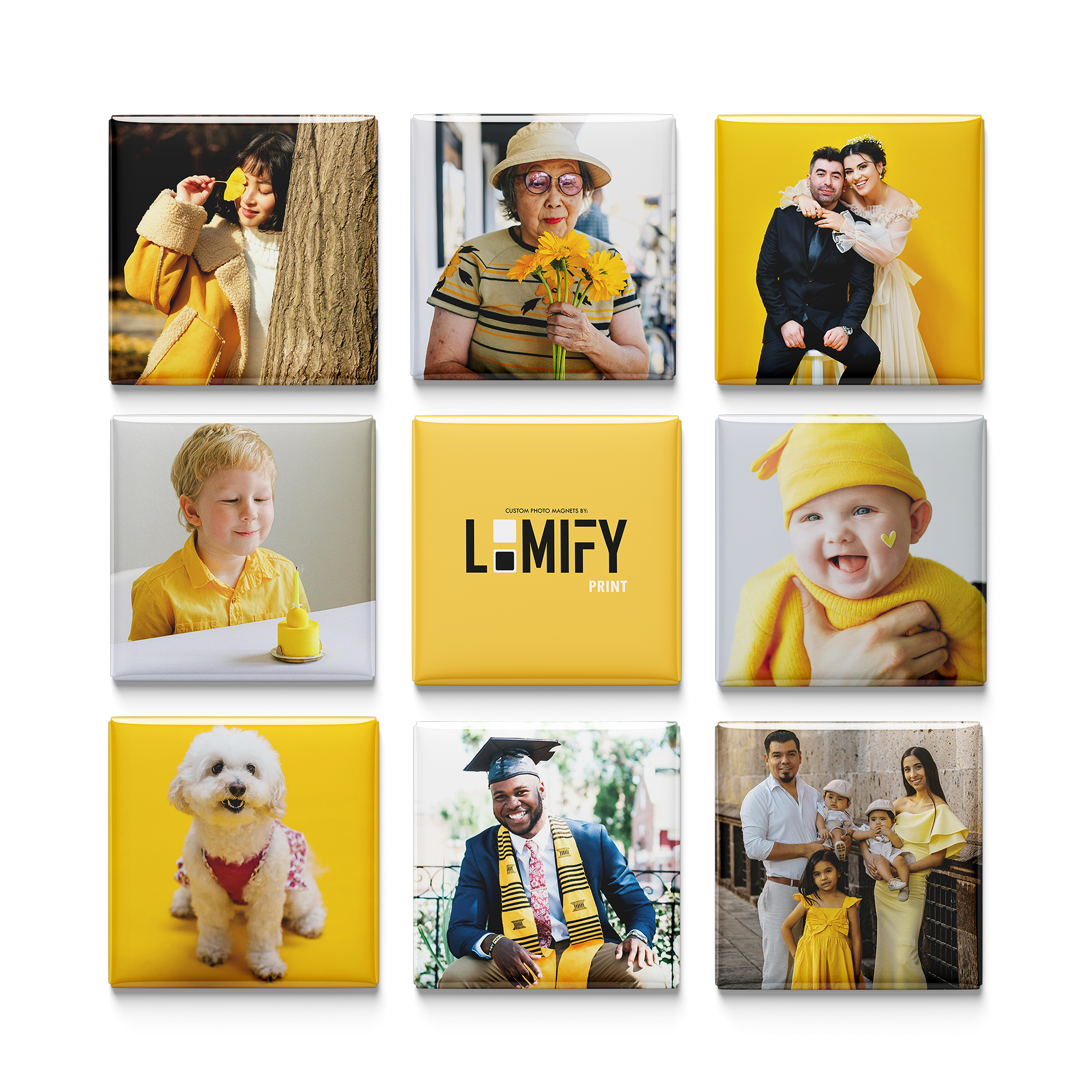 Loomify Custom Photo Magnets